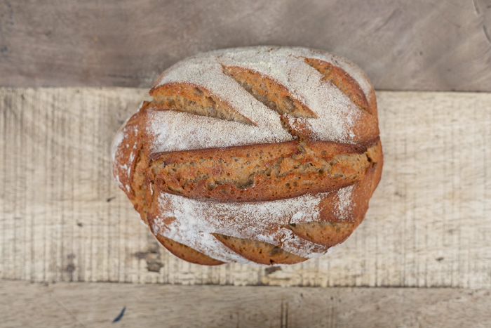 pan de masa madre khorasan